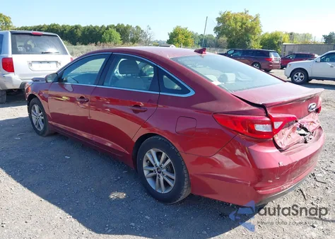 2016 Hyundai Sonata Se from USA, damaged, VIN 5NPE24AF9GH372203